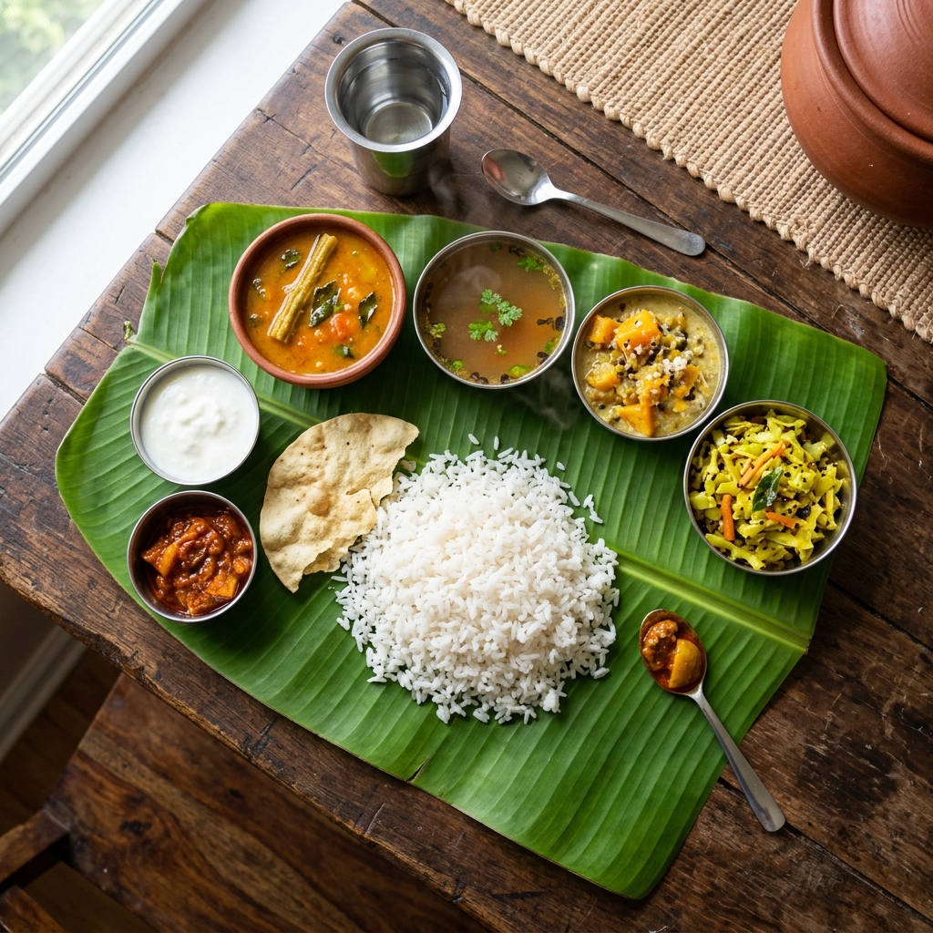 Authentic South Indian Veetu Saapadu